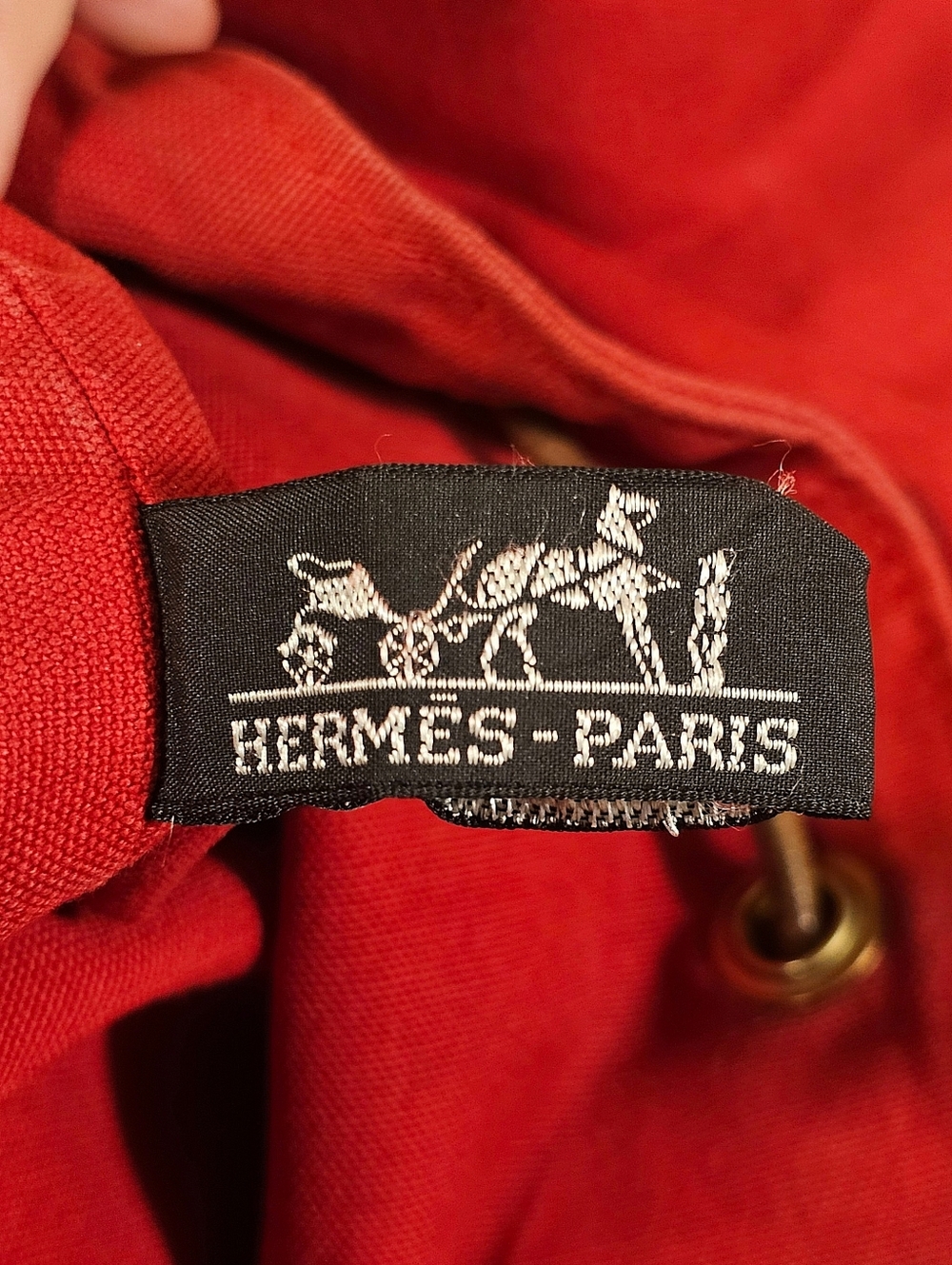 HERMES CANVAS BACKPACK - Picture 15 of 16